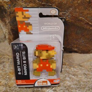 World of Nintendo Series 1-6 8-Bit Mario Figure Jakks Pacific 2.5" Super Mario